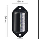 2PCS 6 LEDs License Number Plate Light Lamps For Truck SUV Trailer Lorry 12/24V