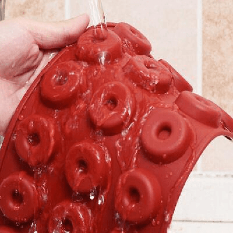 18 Cavity Mini Donut Doughnut Chocolate Pan Tray Silicone Mold Baking Cake Mould