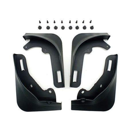 4PCS Universal Soft Rubber Fender Flares Wheel Arch Guard No Drill Car Accessories