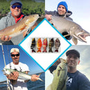 5PCS Faux Lure Set Fish Hard Fake Bait Fishing Lures Artificial Bait Tackle Gear