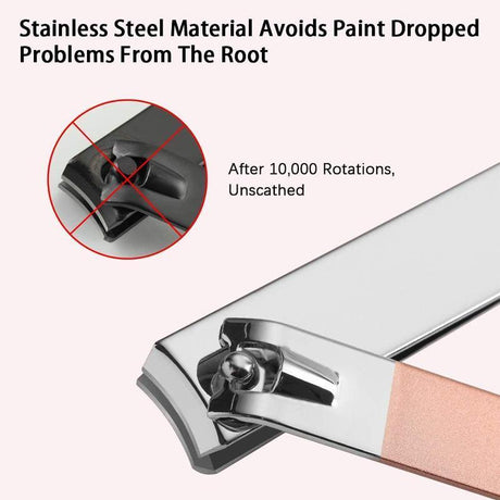 7PCS Manicure Pedicure Set Stainless Nail Clippers Kit Cuticle Grooming Case