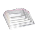 100Pcs Self-Adhesive Clear Opp Cellophane Bags with Air Hole - 8*10+3cm