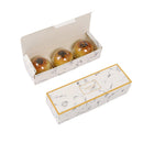 25pcs Long Strip Clamshell Packaging Box 3-Compartment Dessert Storage Box - Blue