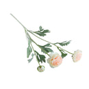 5pcs Artificial Peony Silk Flowers Bouquet Decor Faux Floral Arrangements - Champagne