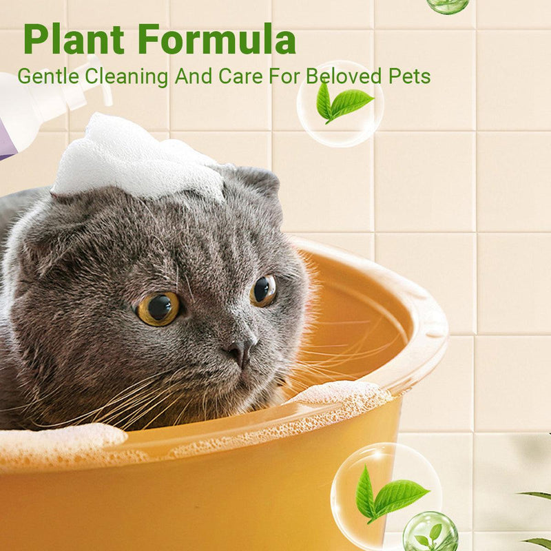 500ml Pet Leave In Dry Cleaning Foam No Rinse Bath Wash for Dogs and Cats
