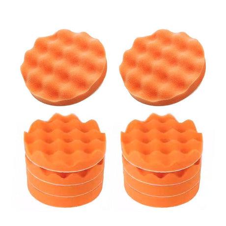10x 150mm Sponge Polishing Pads 6Inch Waxing Buffing Set for Car Polisher Buffer