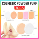 7PCS Puff Air-Cushion Makeup Sponge Smooth Puff Beauty Tools Wet Dry Dual Use