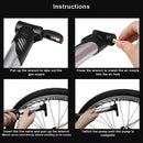 Aluminium Mini Bicycle Air Pump Bike Hand Ball Inflator Portable Cycling Tyre