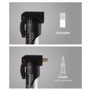 Aluminium Mini Bicycle Air Pump Bike Hand Ball Inflator Portable Cycling Tyre