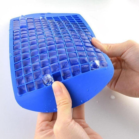 160 Grids Ice Cube Tray Ice Maker Mold Frozen Cubes Silicone Mini Small Diy Au - White