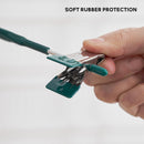 10pcs Home Wardrobe Pant Rack Hanging Trouser Organizer Clothes Hanger - Black