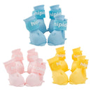 4pcs Cartoon Pet Rain Boots Waterproof Non-Slip Wear-Resistant Shoes for Dogs - Yellow - L