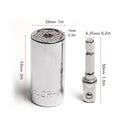 2PACK Universal Socket Grip Multi-Function Ratchet Wrench Power Drill Tool Gift