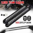 2X 15 Led Tail Light Trailer Truck Caravan Ute Light Reverse Bar Ultra-Slim Lamp
