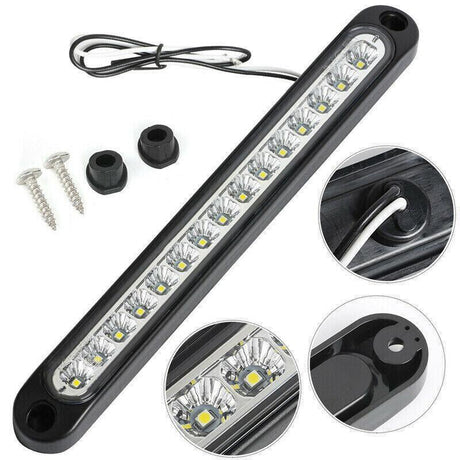 2X 15 Led Tail Light Trailer Truck Caravan Ute Light Reverse Bar Ultra-Slim Lamp