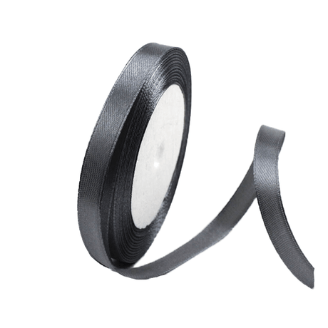 10mm Width Satin Hair Ribbon Wedding Party Decoration Gift Banquet 3m - Coffee