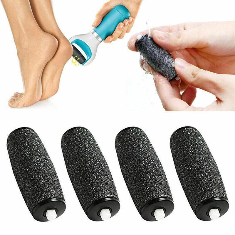 4PCS Extra Coarse Roller Heads for Electric Foot File Callus Remover Refill