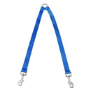 2 Way Double Dual Dog Leash Walk 2 Dogs With One Lead Coupler Nylon Harness - Blue