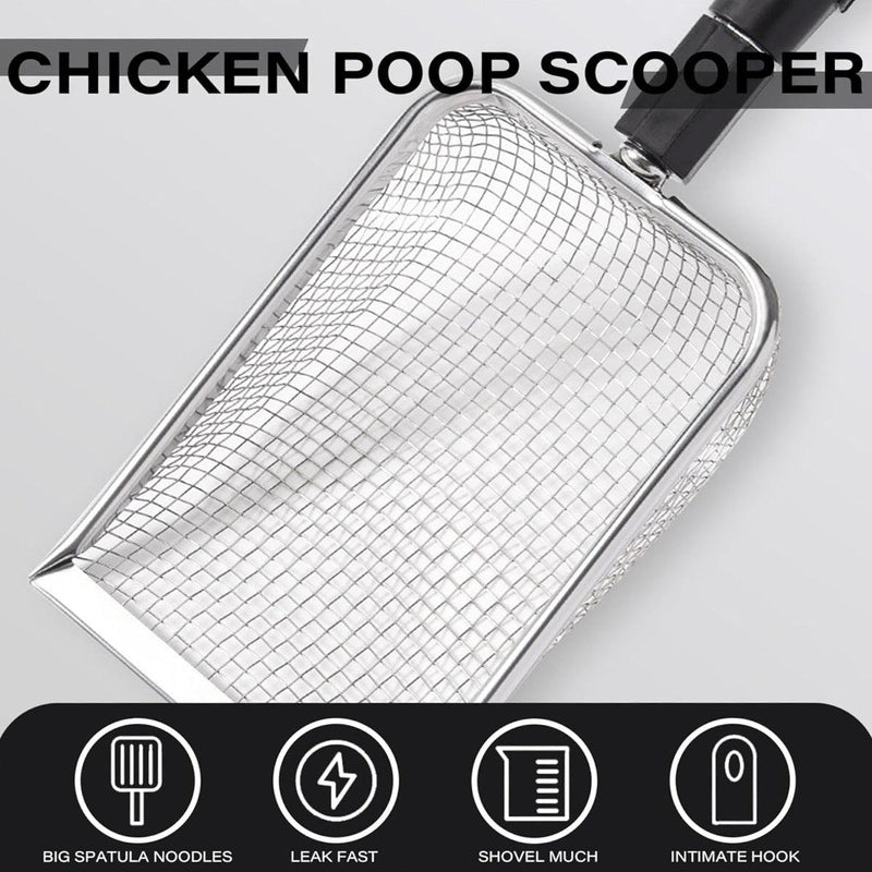 2pcs Long Handle Pet Litter Scoop Climbing Chicken Beach Scoop for Cats Dogs