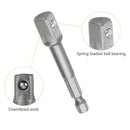 8pcs Hex Shank Socket Adapter Set 1/4 3/8 1/2 Inch Impact Driver Drill Bits