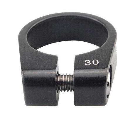 30mm Bike Seatpost Clamp Screw Lock for Balance Bike Fixie and MTB