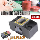 2 Deck Automatic Card Shuffler for Poker Casino Home Game Use