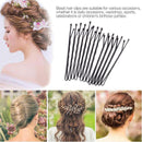 100PCS Black Bobby Pins 5cm Strong Hair Clips for Women Girls School Salon Use
