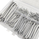 230PCS Cotter Pin Assortment Set Galvanised Iron Split Pins for Automotive Repairs
