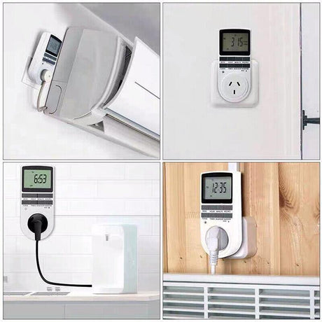 240V Digital Programmable Timer Switch Plug In Socket Power Clock AU Plug