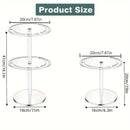 360 Degree Rotating Eyeglasses Display Stand Desktop Holder Organizer Glasses Storage - 1-Layer