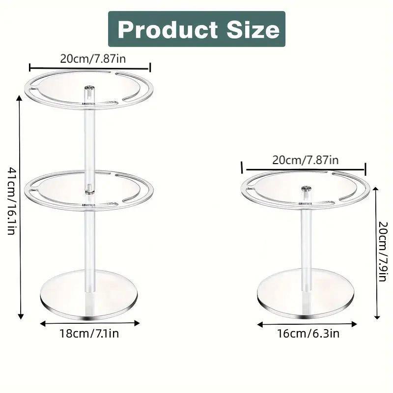 360 Degree Rotating Eyeglasses Display Stand Desktop Holder Organizer Glasses Storage - 1-Layer