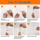 360 Degree Rotating Eyeglasses Display Stand Desktop Holder Organizer Glasses Storage - 1-Layer