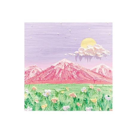 800 Sheets Colorful Oil Painting Sticky Notes Memo Pads Self-Adhesive Notes - 4#