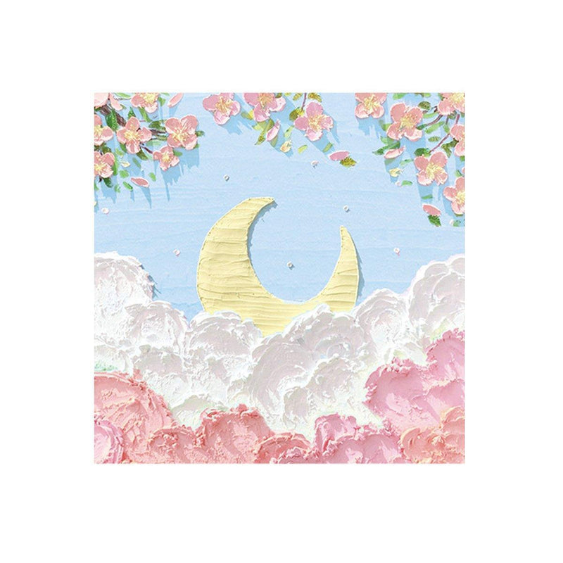 800 Sheets Colorful Oil Painting Sticky Notes Memo Pads Self-Adhesive Notes - 8#