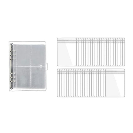 30X Transparent Jewelry Storage Book Small Plastic Gifts Reclosable Jewelry Bags