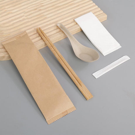100pcs Disposable Chopsticks Set Four Pair Pack for Home Restaurant Fast Food