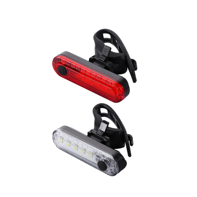 2PCS Bike Rear Tail Light USB Rechargeable Cycling Flashers Blinking