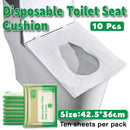 10PCS Disposable Soluble Water Toilet Seat Cover Travel Portable Hygiene Mat