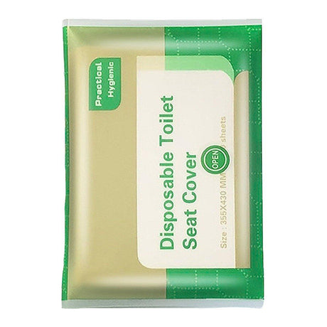 10PCS Disposable Soluble Water Toilet Seat Cover Travel Portable Hygiene Mat
