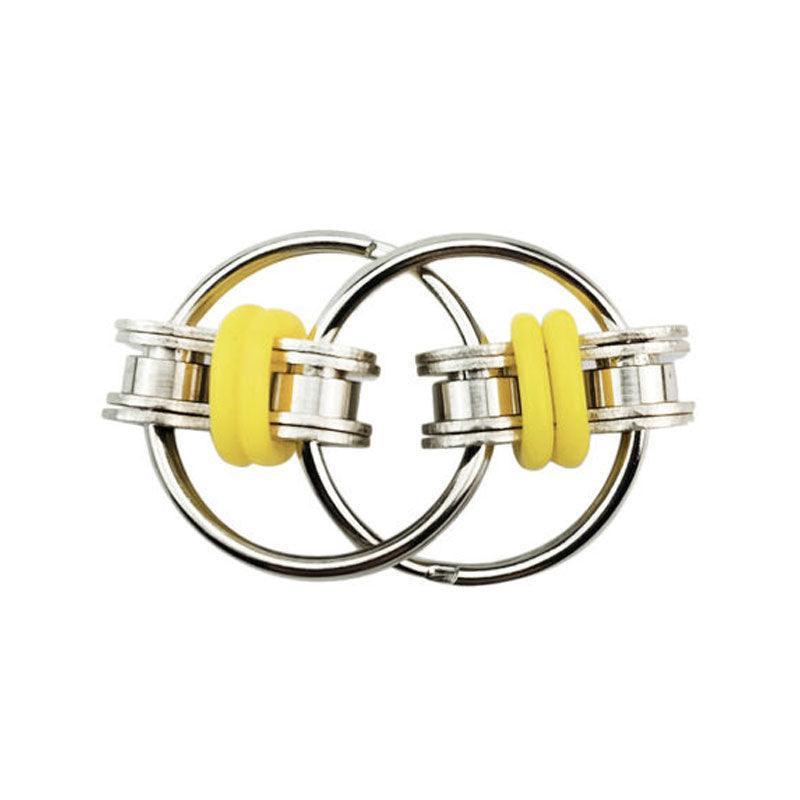 1X Flippy Bike Chain Fidget Toy Stress Relief Sensory - Red