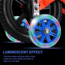 12–20 Inch Bike Training Wheels Flashing PVC Silent Stabilizer Auxiliary Support - Red