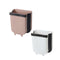 9L Hanging  Bin Wall Mounted Folding Waste Bin Kitchen Dining Cabinet Trash Can - White
