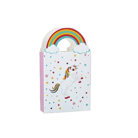 20PCS Unicorn Treat Paper Bags Candy Favour Boxes for Birthday Party 8x14cm