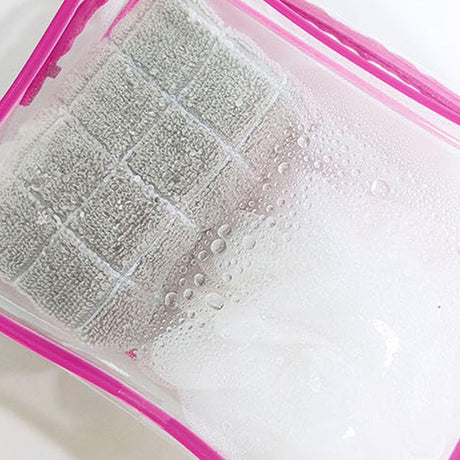 4pcs Durable PVC Cosmetic Bags Easy to Clean Multiple Sizes and Colours 9 Shades - 4pcs-White