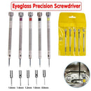 5X Precision Screwdriver Eyeglasses Watch Jewelry Watchmaker Repair Tool Set