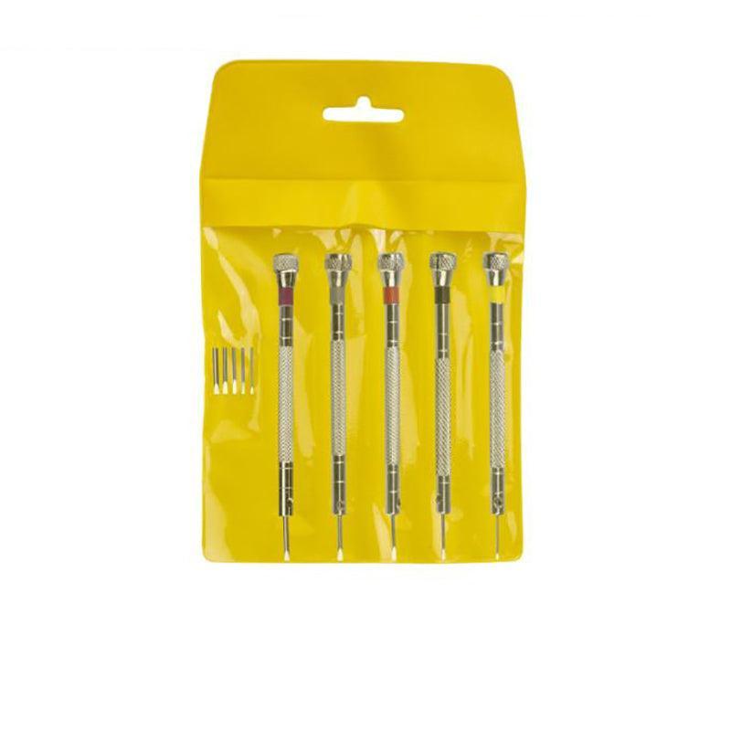 5X Precision Screwdriver Eyeglasses Watch Jewelry Watchmaker Repair Tool Set