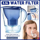 3.5L Water Purifier Kitchen Household Filter Kettle Live Water Filtration System