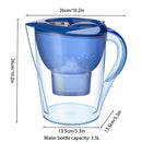 3.5L Water Purifier Kitchen Household Filter Kettle Live Water Filtration System