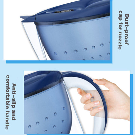 3.5L Water Purifier Kitchen Household Filter Kettle Live Water Filtration System