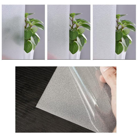 3/5M Sand Blast Clear Privacy Frosted Frosting Windows Glass Film Removable - 90cm×3M